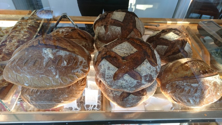 Vackra bröd bakat hos Park Konditori i Bromma